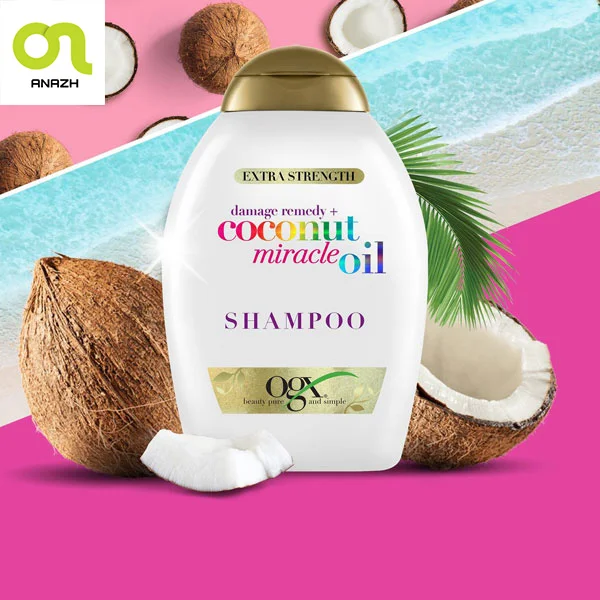 شامپو مو او جی ایکس مدل Coconut Miracle Oil حجم 385 میلی لیتر