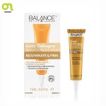 کرم سرم دور چشم گلد کلاژن (طلا) بالانس balance gold collagen rejuvenating eye serum-اناژ