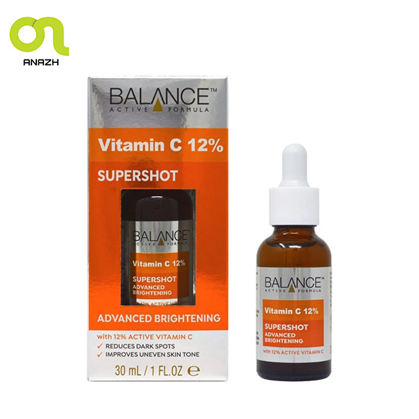 سرم ویتامین سی بالانس سوپر شات ۱۲ درصد Balance Active Formula 12% Vitamin C Supershot-اناژ
