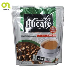 قهوه علی کافه AliCafe جینسینگ نقره ای بدون شکر(رژیمی)-اناژ