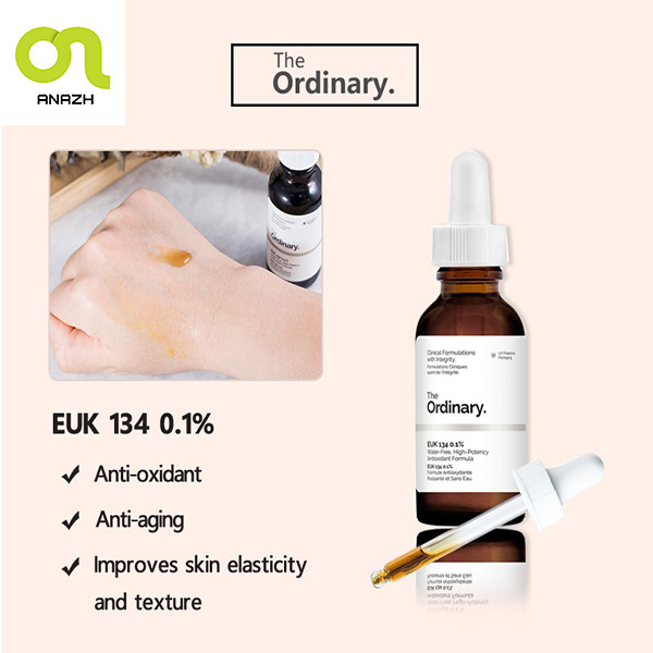 سرم ضد قرمزی و جوانساز اوردینری The Ordinary EUK 134 0.1% Antioxidant-اناژ