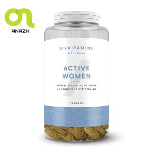 مولتی ویتامین بانوان اکتیو ومن مای ویتامینز active woman myvitamins-اناژ