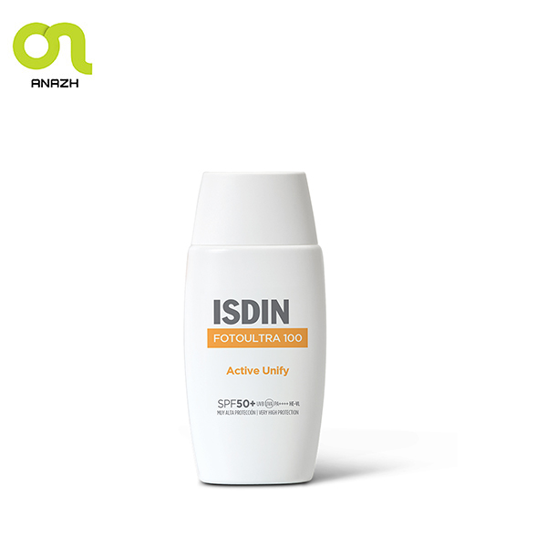 ضد آفتاب اکتیو یونیفای (رفع لک) بی رنگ ایزدین SPF50 -اناژ
