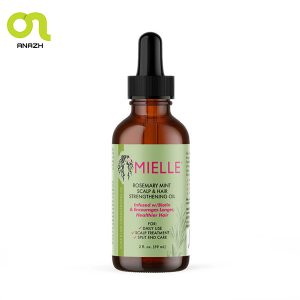 روغن تقویت کننده پوست سر و مو نعناع رزماری ارگانیک میله Mielle Organics برای انواع مو-اناژ
